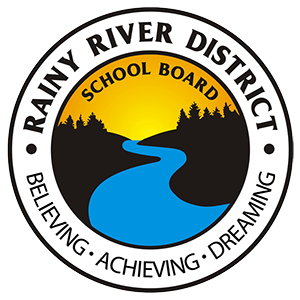 rainy river district school board logo